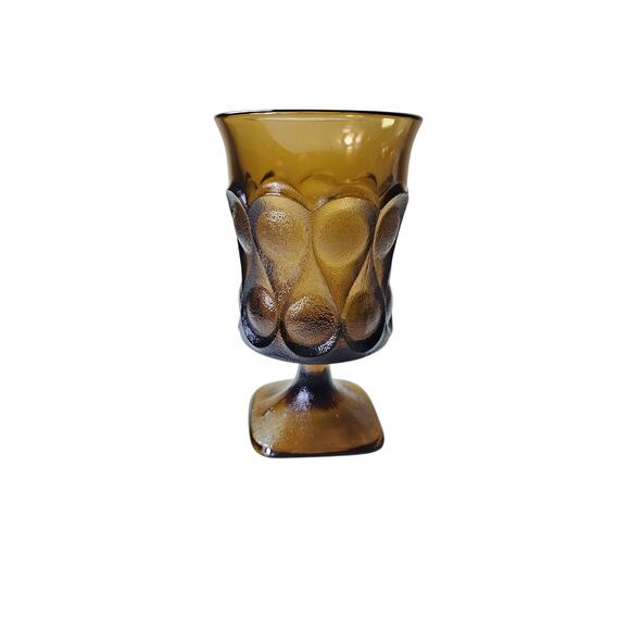 NORITAKE Spotlight MCM Vintage Ice Tea Glass 6.5" Walnut Brown - Qty 1 - Picture 1 of 8